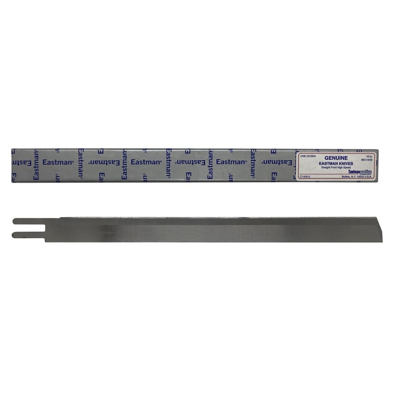 Bıçak ÇeşitleriEastmanDik Kumaş Kesim Motoru Yüksek Karbonlu 10inç Bıçak / E80C10-3 HSS 12ADET