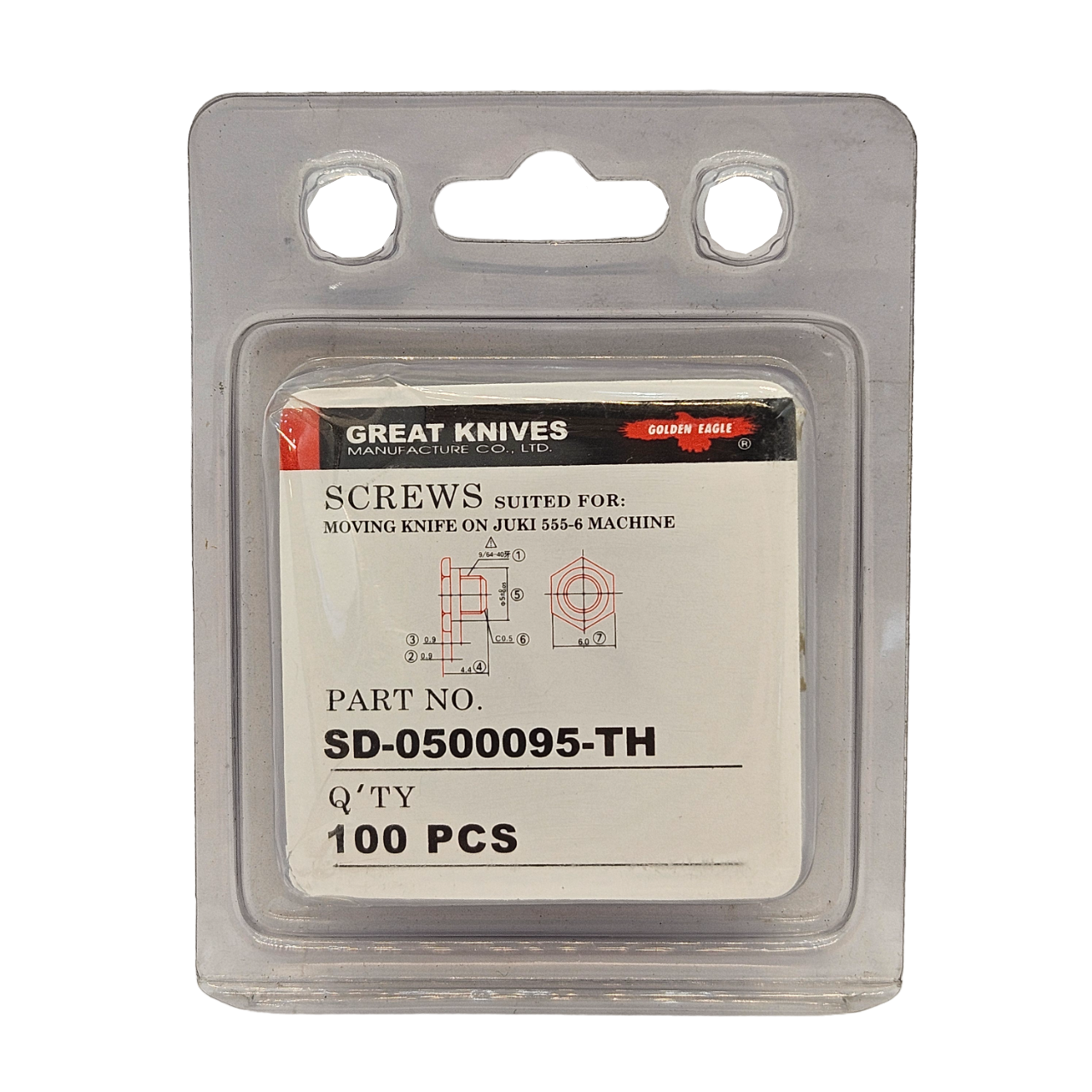 Vida ÇeşitleriGolden EagleJuki Hareketli Bıçak Vidası / SD-0500095-TH 100ADET