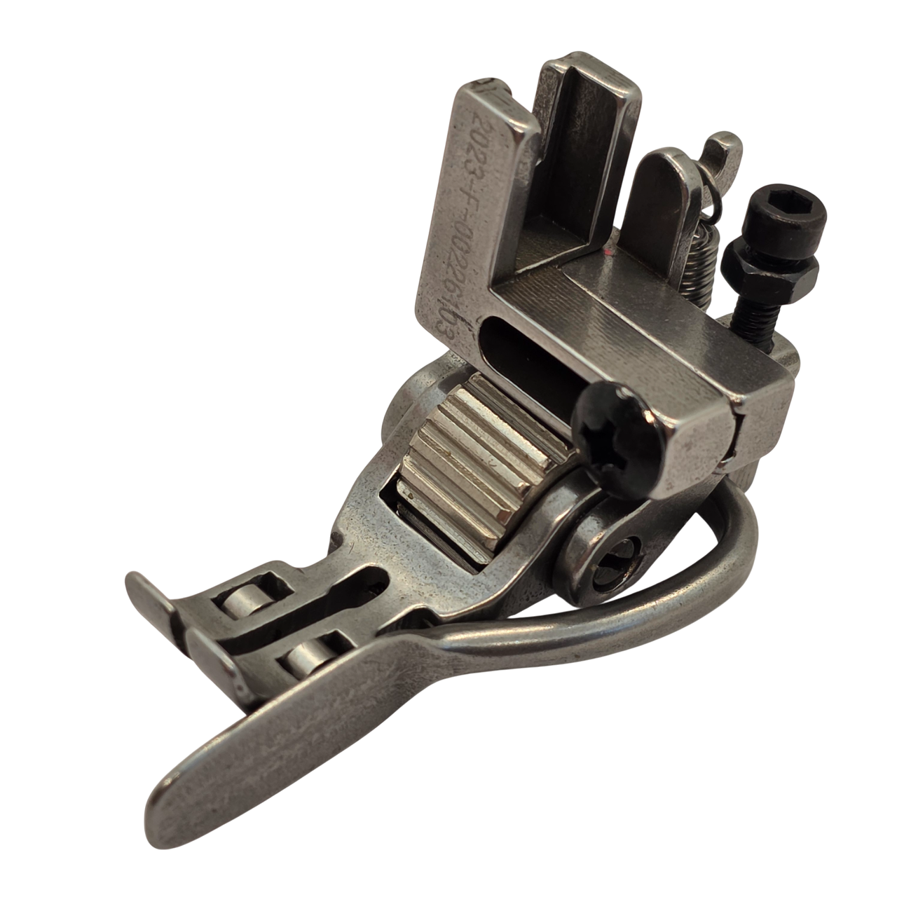 Ayak ÇeşitleriHard SteelDüz Makine Sağ-Sol Çubuklu Fermuar Çizgili Metal Teker Ayak / HS-GL29