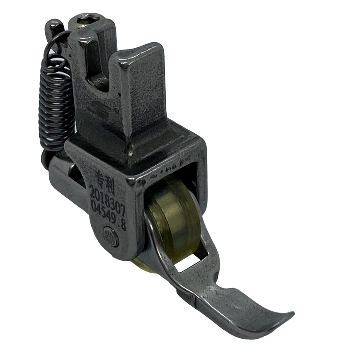 Ayak ÇeşitleriHard SteelDüz Makine Fermuar Sol Dışa Bakan Sarı Teker Ayak / HS-GL15