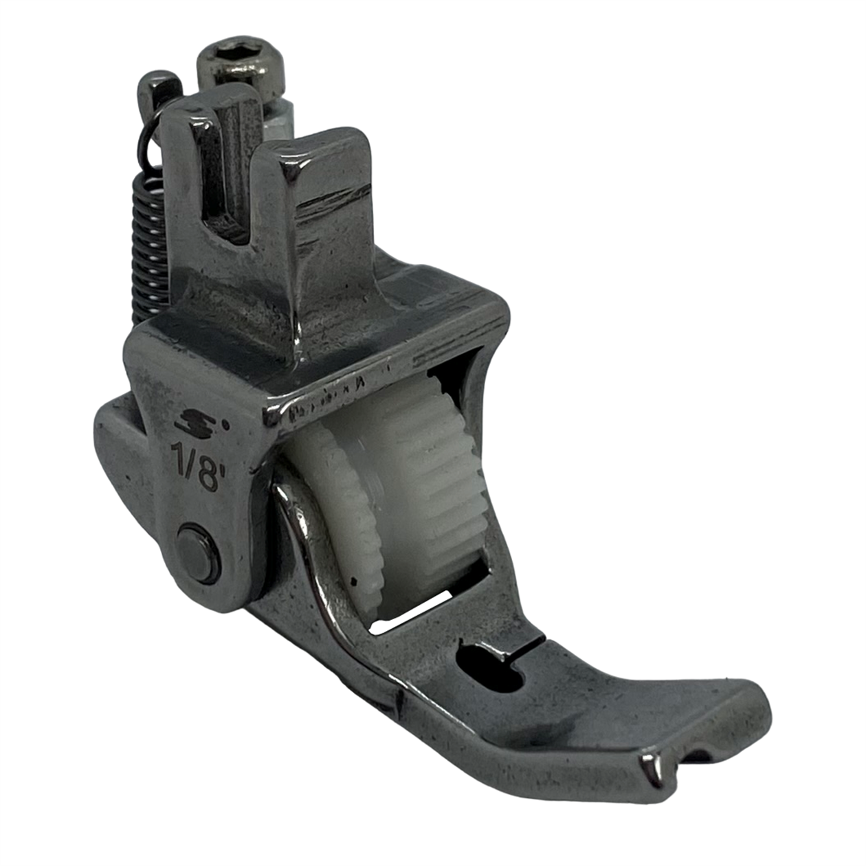 Ayak ÇeşitleriHard SteelDüz Makine Fitil Beyaz Teker Ayak / HS-GL08 1/8