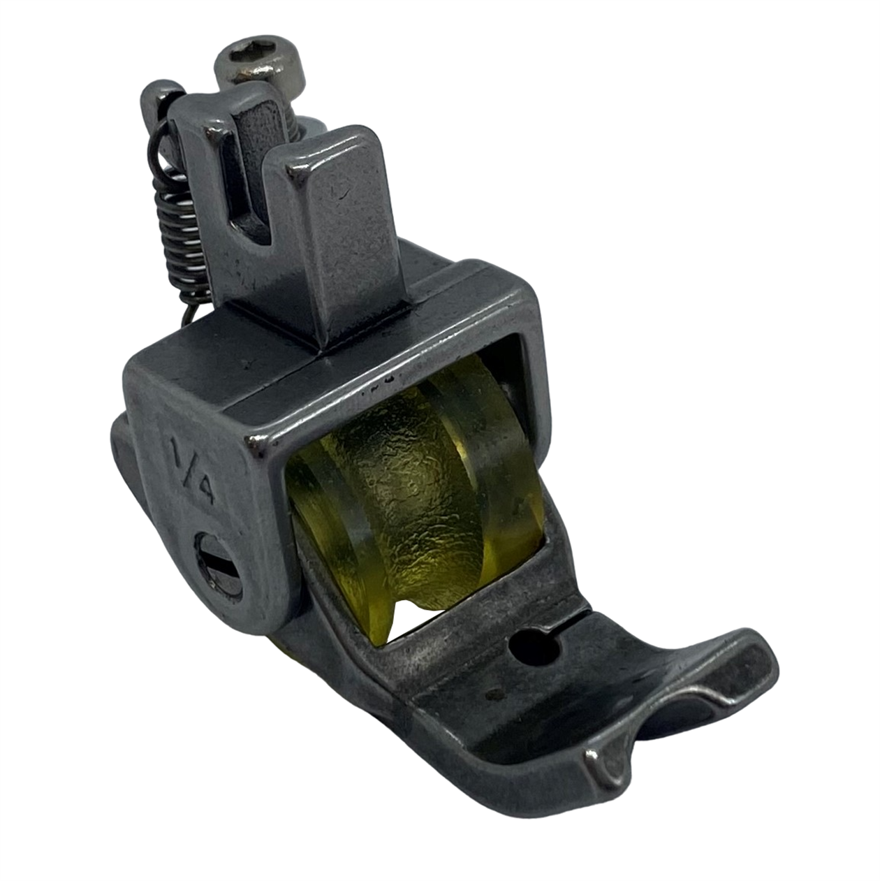 Ayak ÇeşitleriHard SteelDüz Makine Fitil Sarı Teker Ayak / HS-GL08 1/4