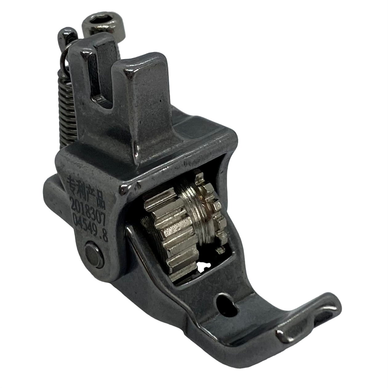 Ayak ÇeşitleriHard SteelDüz Makine Fitil Tırnaklı Metal Teker Ayak / HS-GL09 1/8