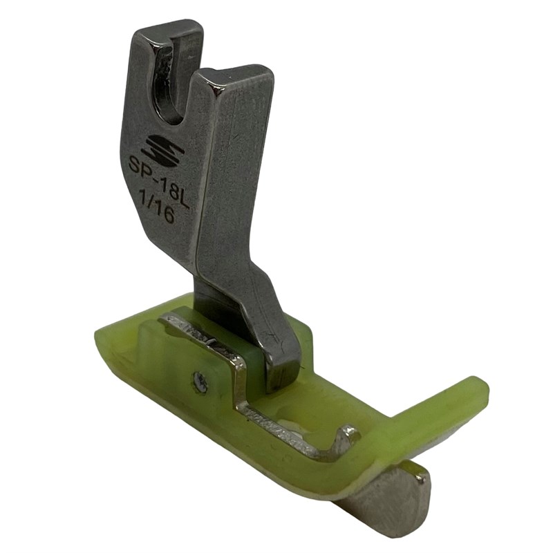 Ayak ÇeşitleriHard SteelDüz Makine Plastik Teflon Çimalı Ayak Sol / TSP-18 1/16L