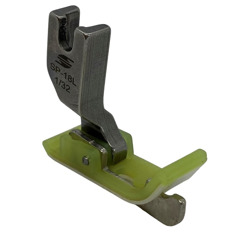 Ayak ÇeşitleriHard SteelDüz Makine Plastik Teflon Çimalı Ayak Sol / TSP-18 1/32L