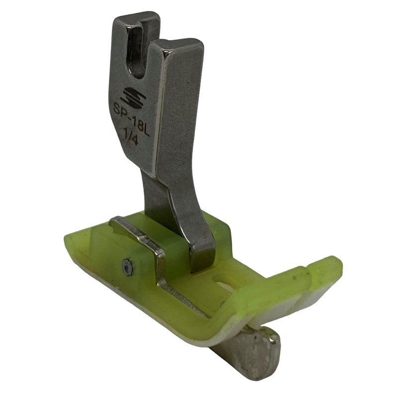 Ayak ÇeşitleriHard SteelDüz Makine Plastik Teflon Çimalı Ayak Sol / TSP-18 1/4L