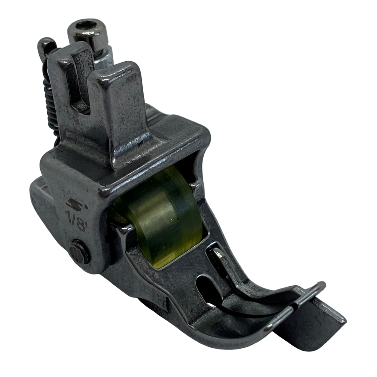 Ayak ÇeşitleriHard SteelDüz Makine Sp-18 Model Tırnaklı Çima Sarı Teker Ayak / HS-GL04 1/8