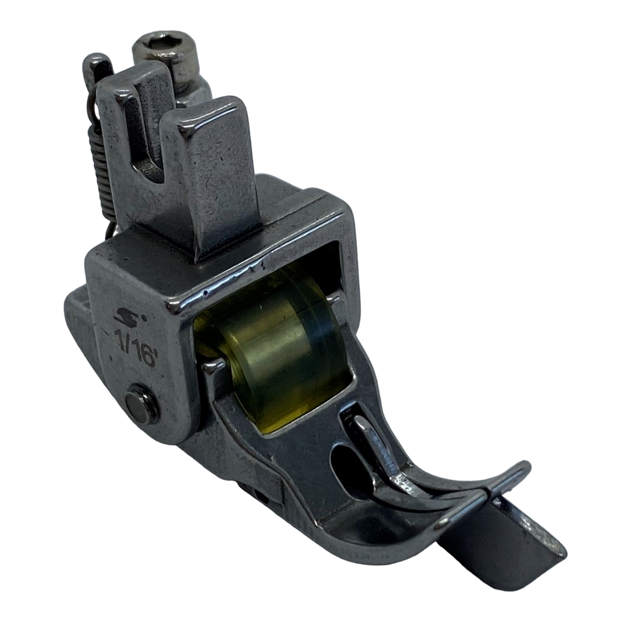 Ayak ÇeşitleriHard SteelDüz Makine Sp-18 Model Tırnaklı Çima Sarı Teker Ayak / HS-GL04 1/16