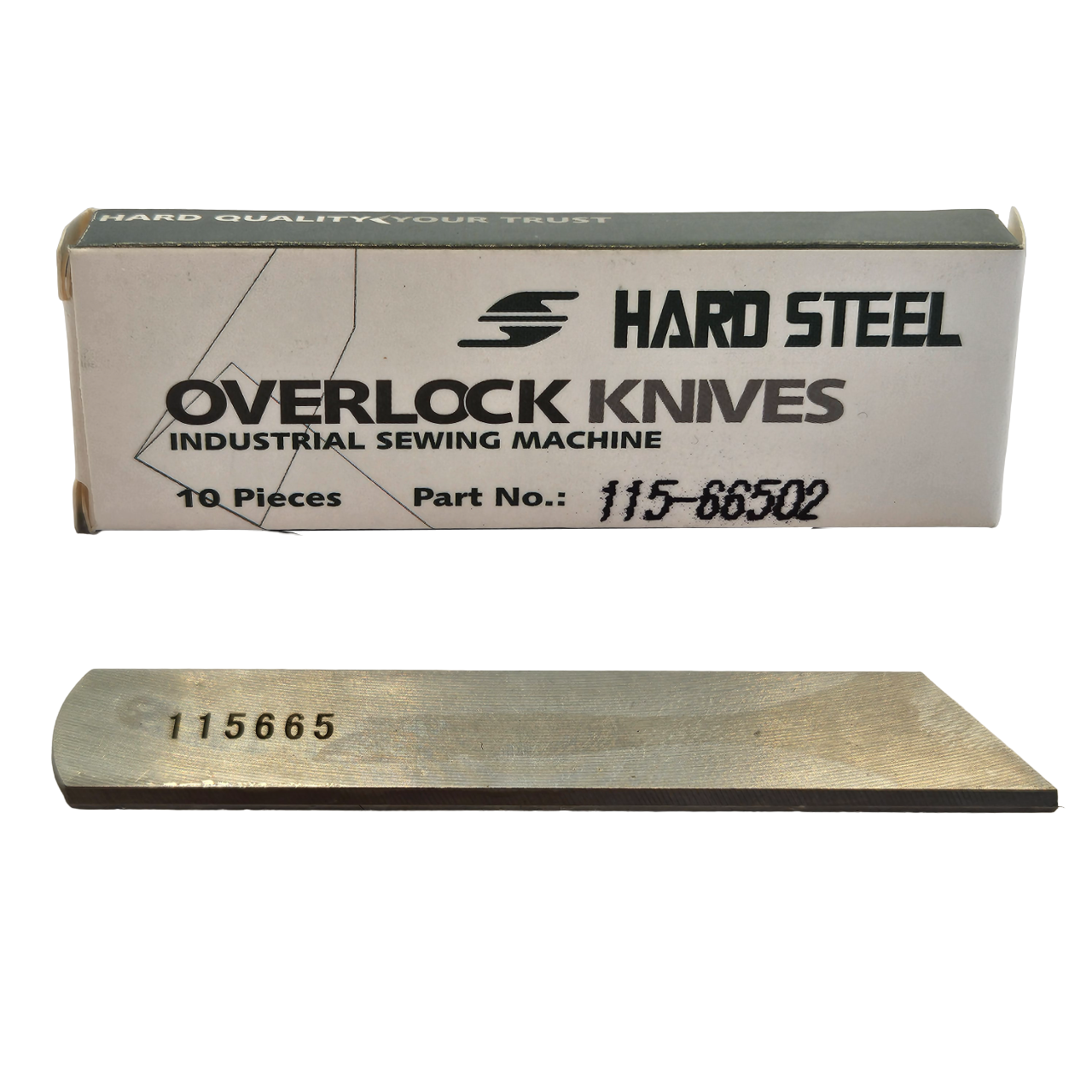 Bıçak ÇeşitleriHard SteelJuki Overlok 6700-6900 Alt Bıçak / 115-66502 10ADET