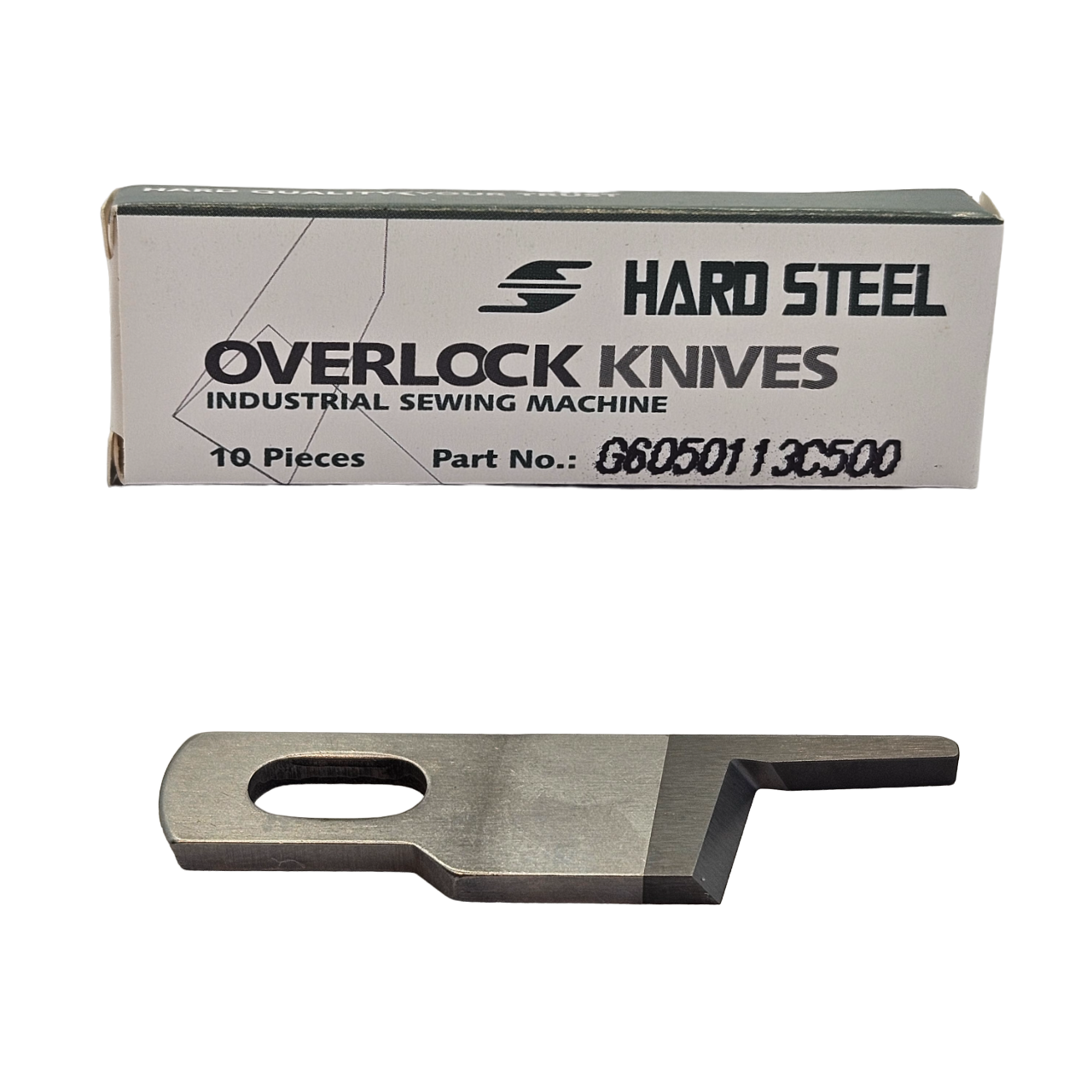 Bıçak ÇeşitleriHard SteelKingtex Overlok Kot Üst Bıçak/ G6050113C500 10ADET