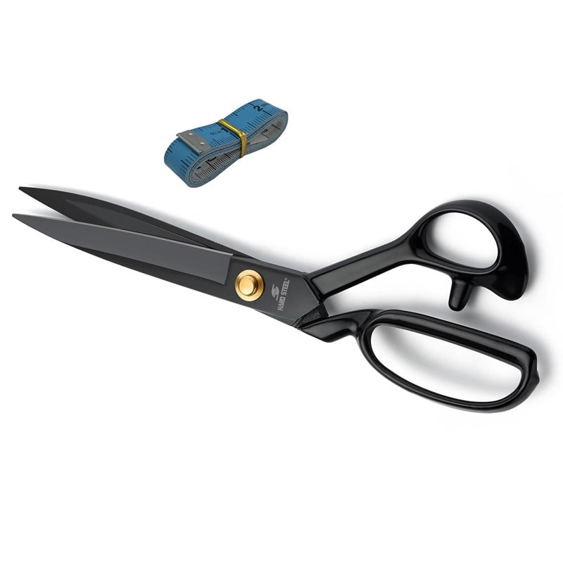 Makas ÇeşitleriHard SteelSiyah Saplı Paslanmaz Çelik Somunlu 11inç Makas /  HS-11 (11