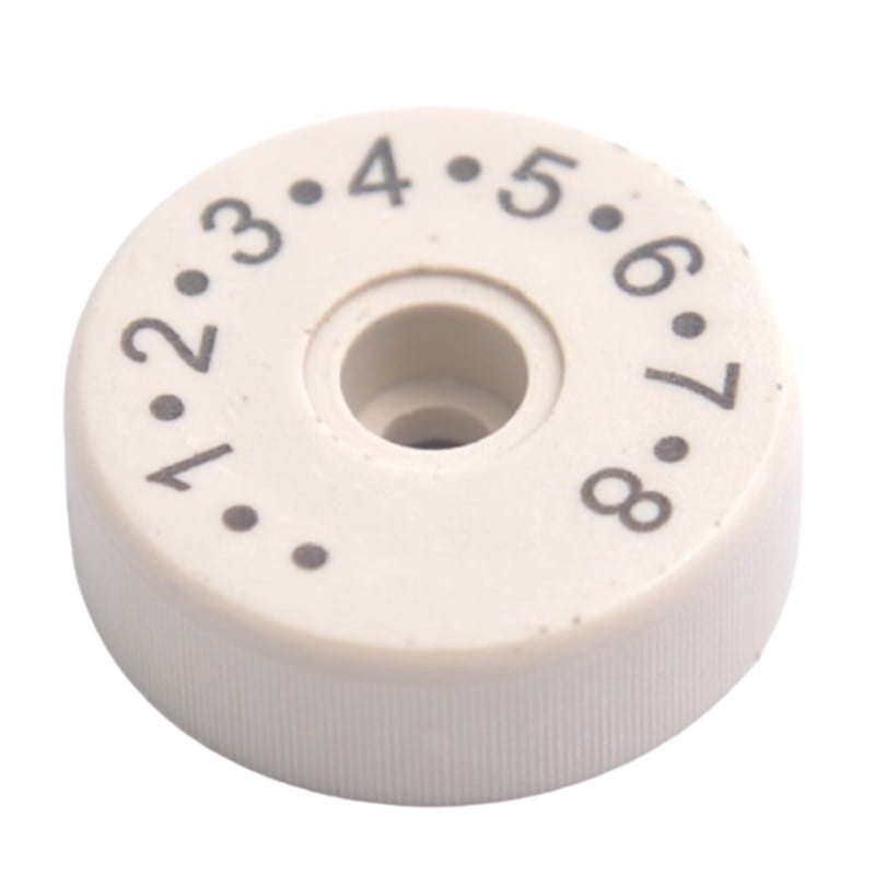 Deri ve Saya Parça ÇeşitleriLongx.fTypical 302-303 Plastik 8 Haneli Beyaz Numaratör / LXF-81198