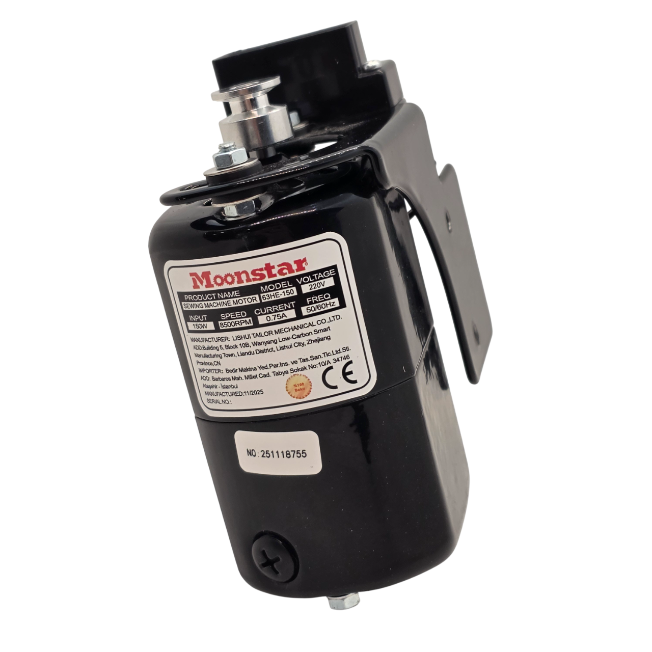 Sarf Malzeme ÇeşitleriMoonstarEv Tipi Aile Dikiş Makinesi Motoru 220V - 150W SOL / 63HE-150 TERS