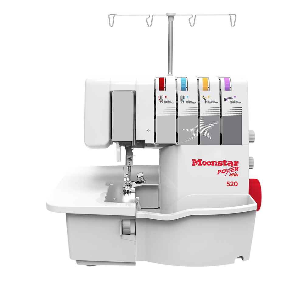 Ev Tipi Dikiş MakineleriMoonstarEv Tipi Çok Fonksiyonlu Profesyonel Overlok Dikiş Makinesi 2-3-4 İplik / Model 520