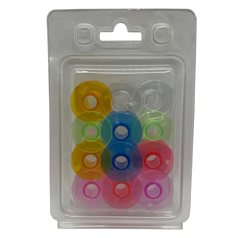 Masura ÇeşitleriMoonstarEv Tipi Aile Dikiş Makinesi Plastik Geniş Masura Renkli / HM2518M 12ADET