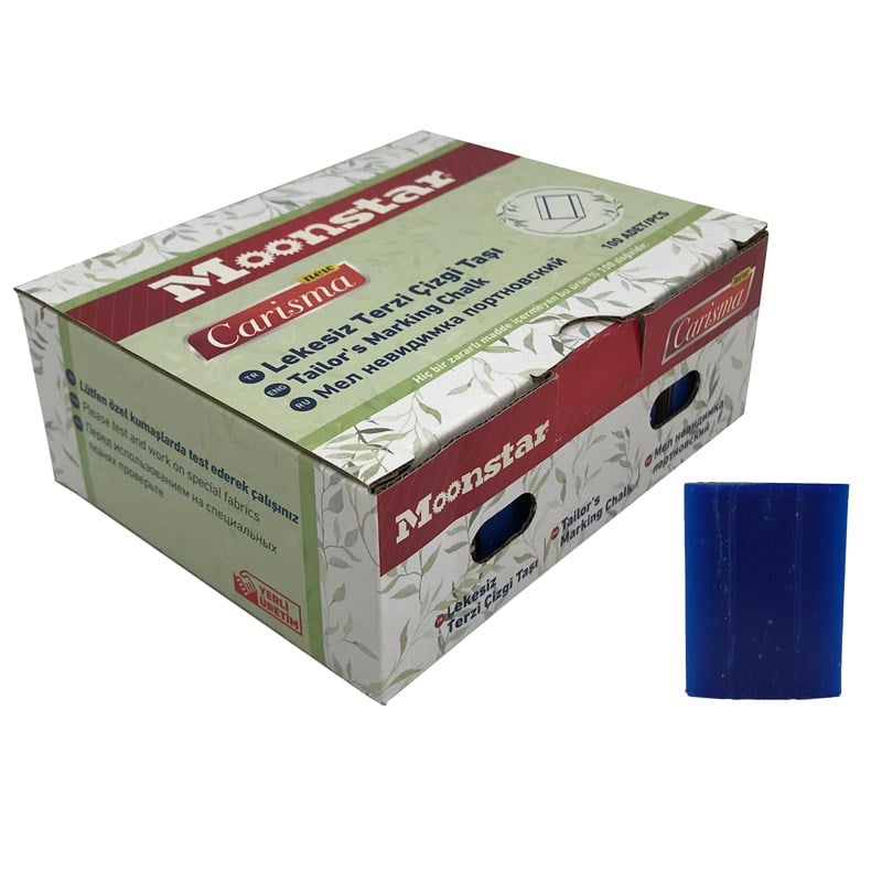 Çizgi TaşlarıMoonstarSabun Çizgi Taşı Mavi 100 Adet / CARISMA-03