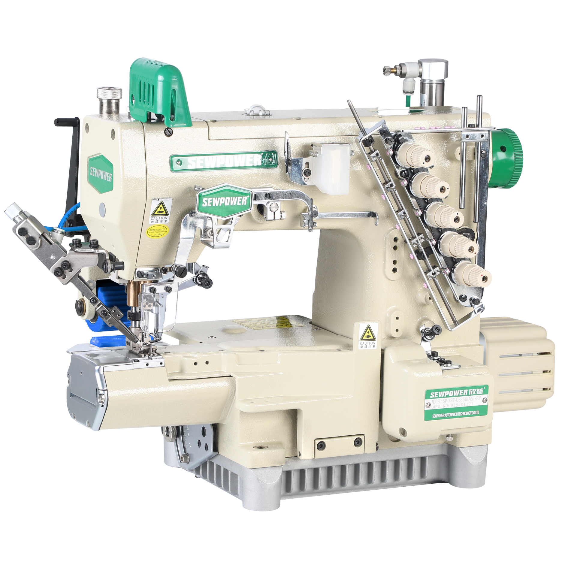 Sanayi Tipi Dikiş MakineleriSewpower - MoonstarOtomatik Merdaneli Burunlu Reçme Dikiş Makinesi / SP-787-CB356/AST-RP