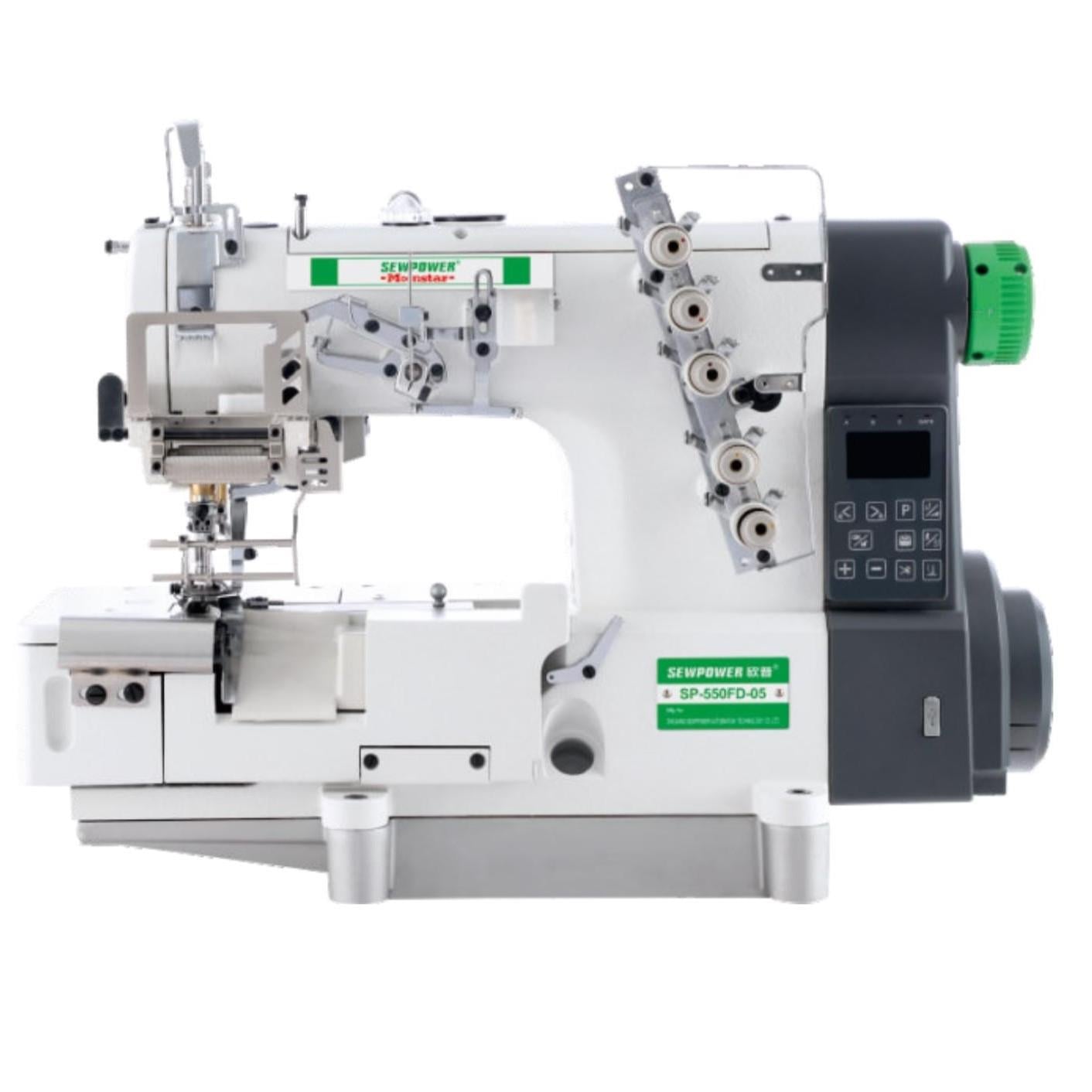 Sanayi Tipi Dikiş MakineleriSewpower - MoonstarSağdan Bıçaklı Reçme Dikiş Makinesi / SP-500E-05