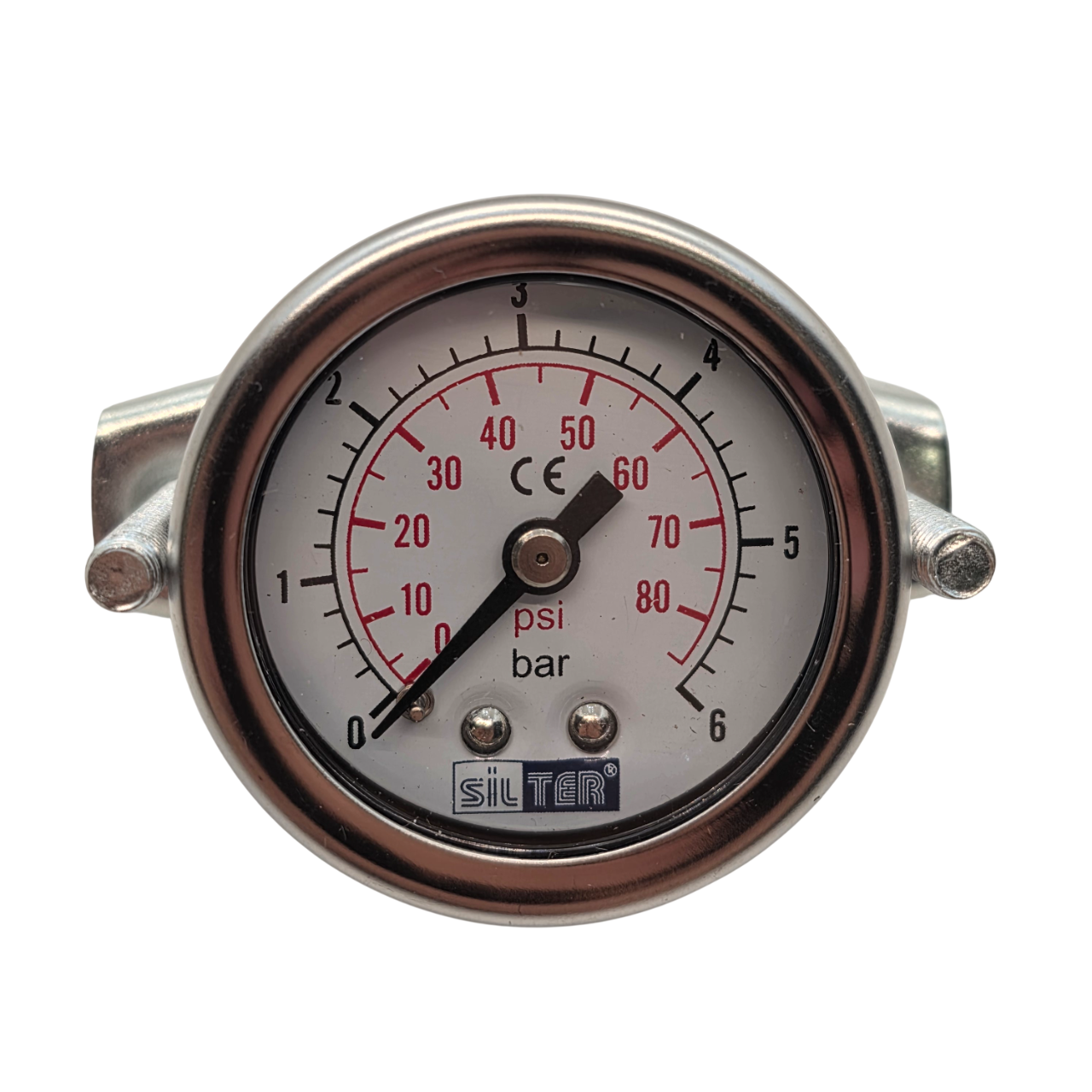 Ütü Yedek ParçaSilterÜtü Manometre Pano Tip 6 Bar 90 Psi / TS MN 636