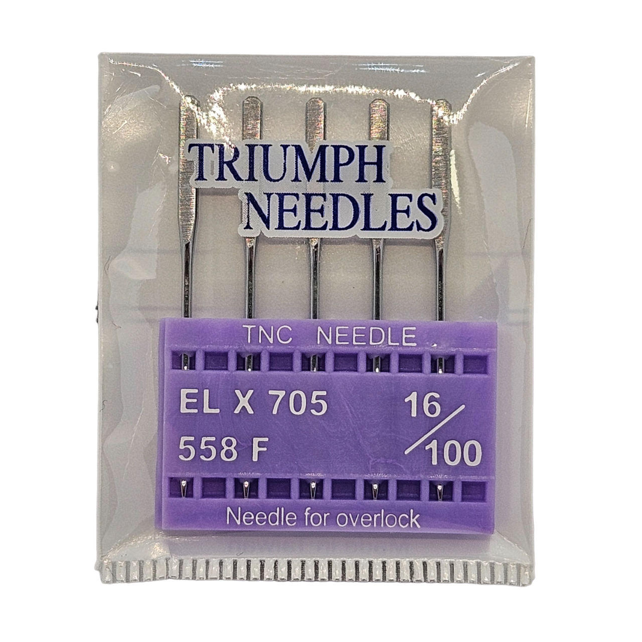 Aile İğnesiTNCEv Tipi Overlok Dikiş Makinesi İğnesi / ELx705  16/100 5Adet