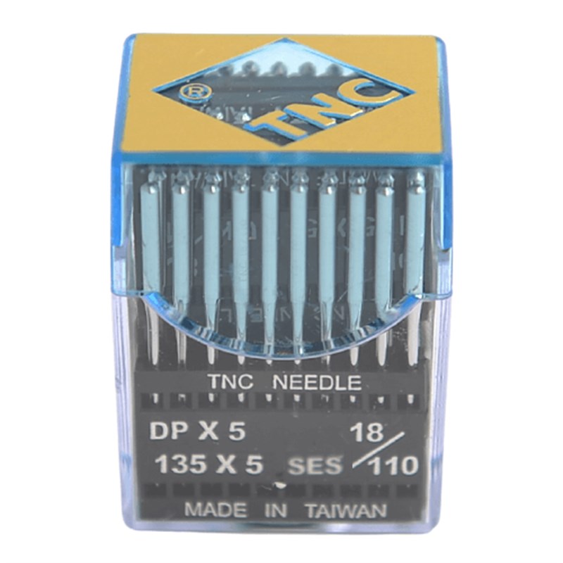 Düz Dikiş İğnesiTNCDüz Makine Kalın Dip Dikiş İğnesi / DPX5 SES 18/110 100ADET