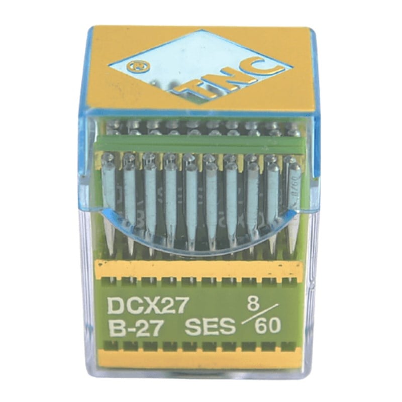 Overlok İğnesiTNCOverlok Yanmaz Dikiş İğnesi / DCX27 SES PVD 8/60 100ADET