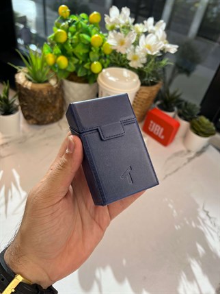 CGR BOX(SMALL) DARKBLUE GENUINE LEATHER 