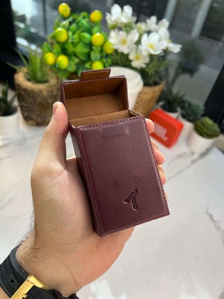 CGR BOX(LONG) RED GENUINE LEATHER  