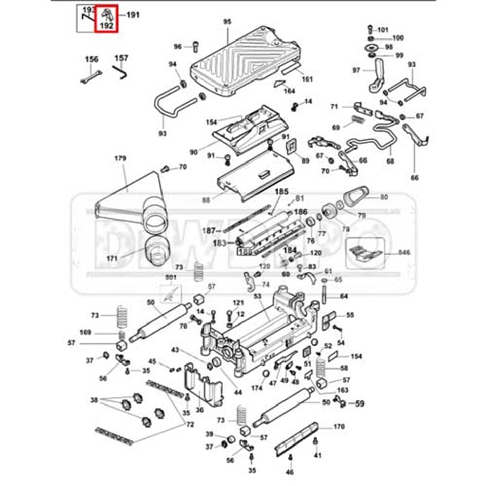1004514-11 Dewalt DW733 Klavuz