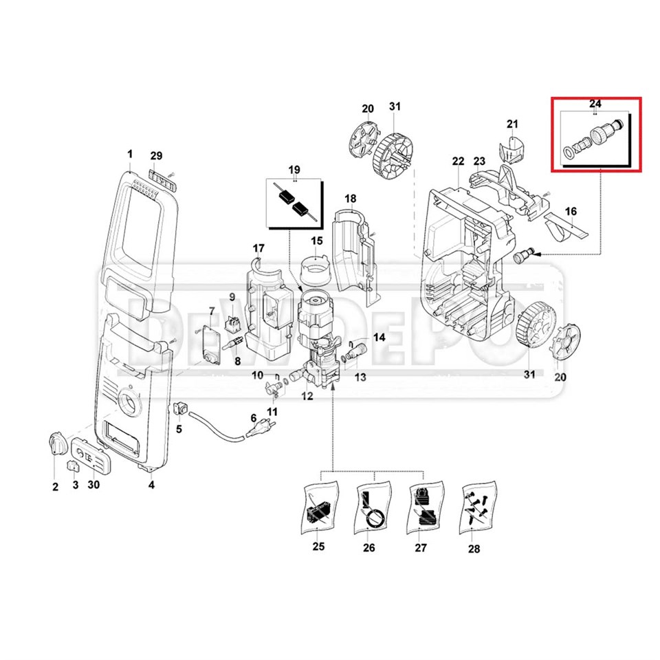 1004700-77 Black+Decker BXPW1500 Kaplin