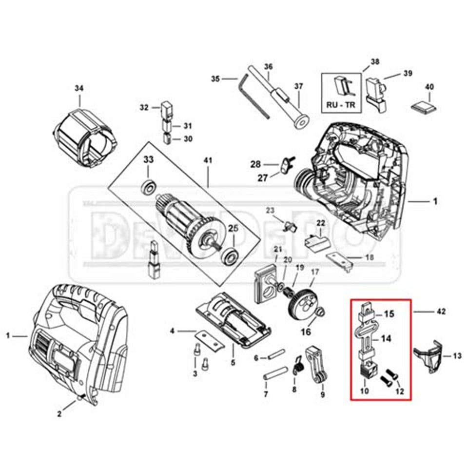 1004732-87 Black+Decker JS10 Plançer