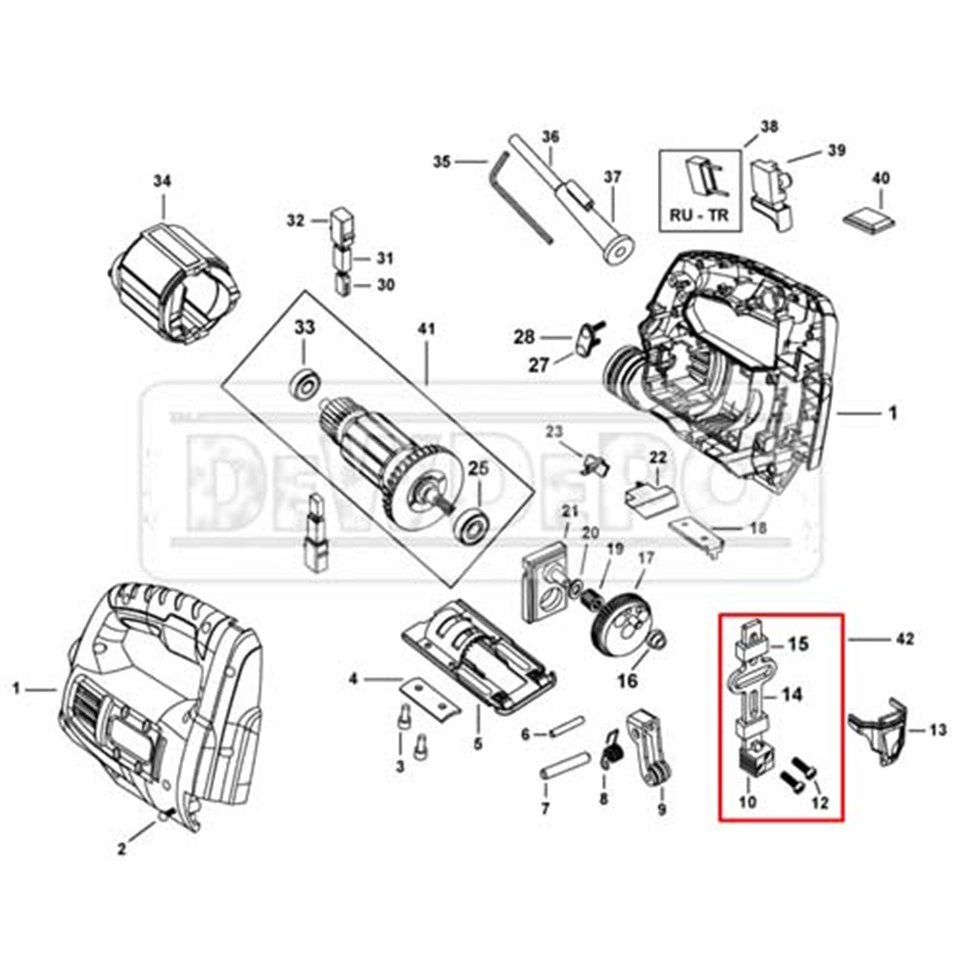 1004732-87 Black+Decker JS20 Plançer