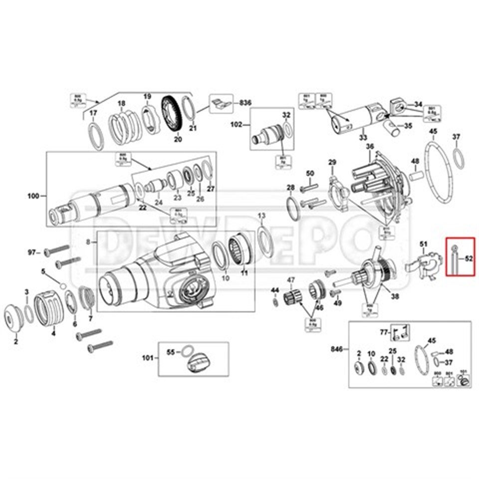 1005795-00 Dewalt DCH133 Yay