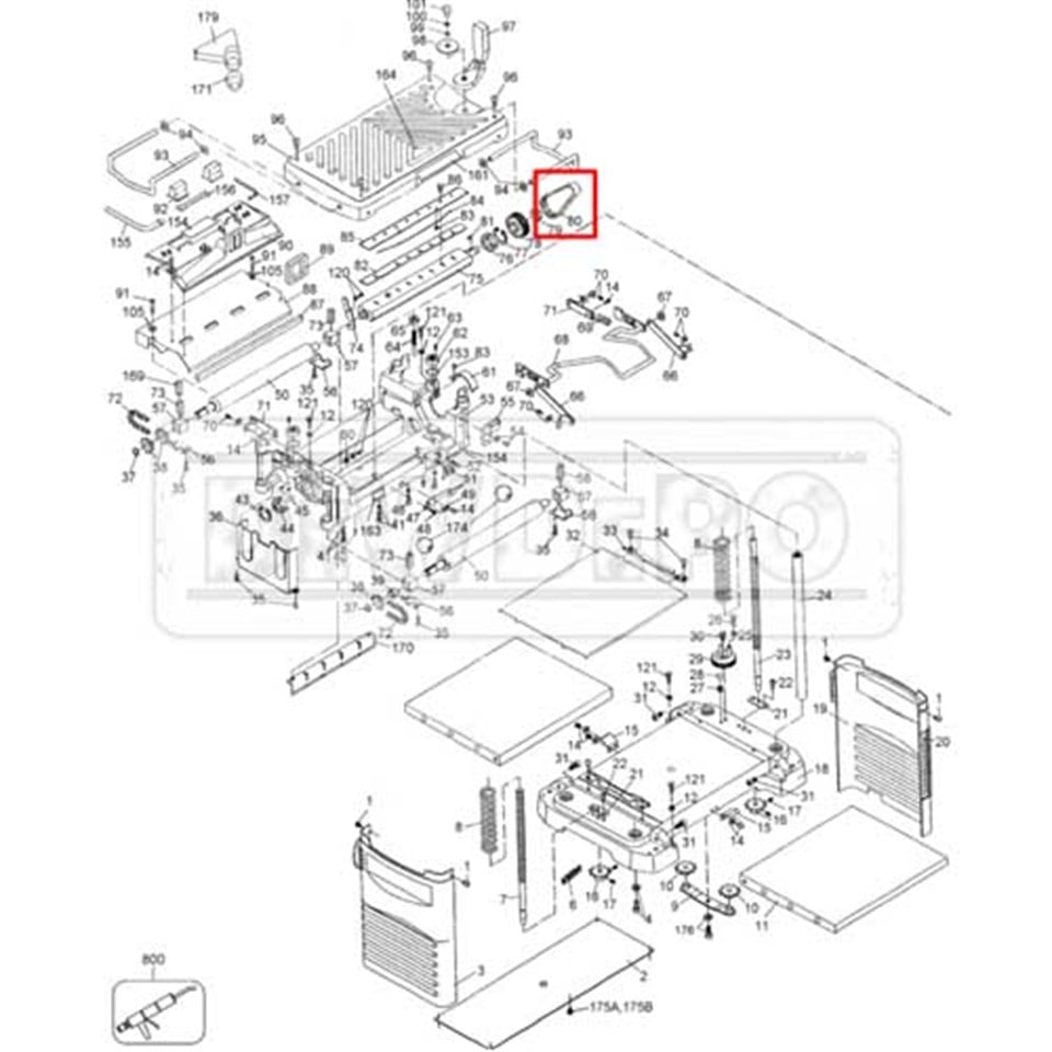 285968-00 Dewalt DW733 Kayış