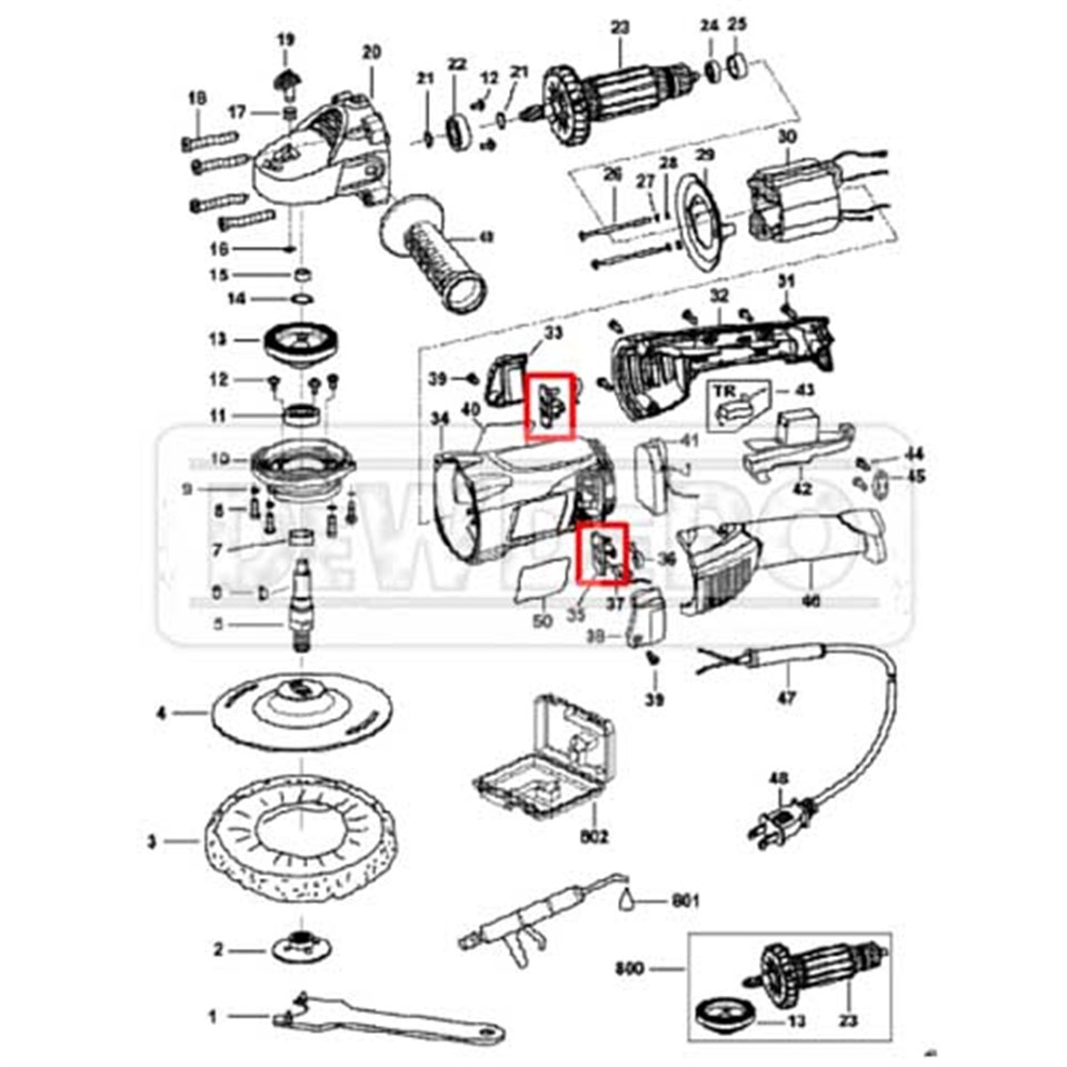 5140090-91 Stanley STGP1318 Kömür Yuvası