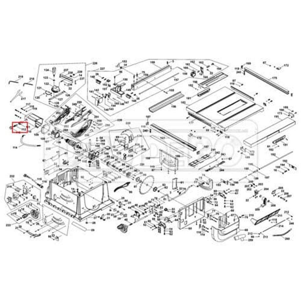 5140147-54 Stanley SST1800 Kömürü