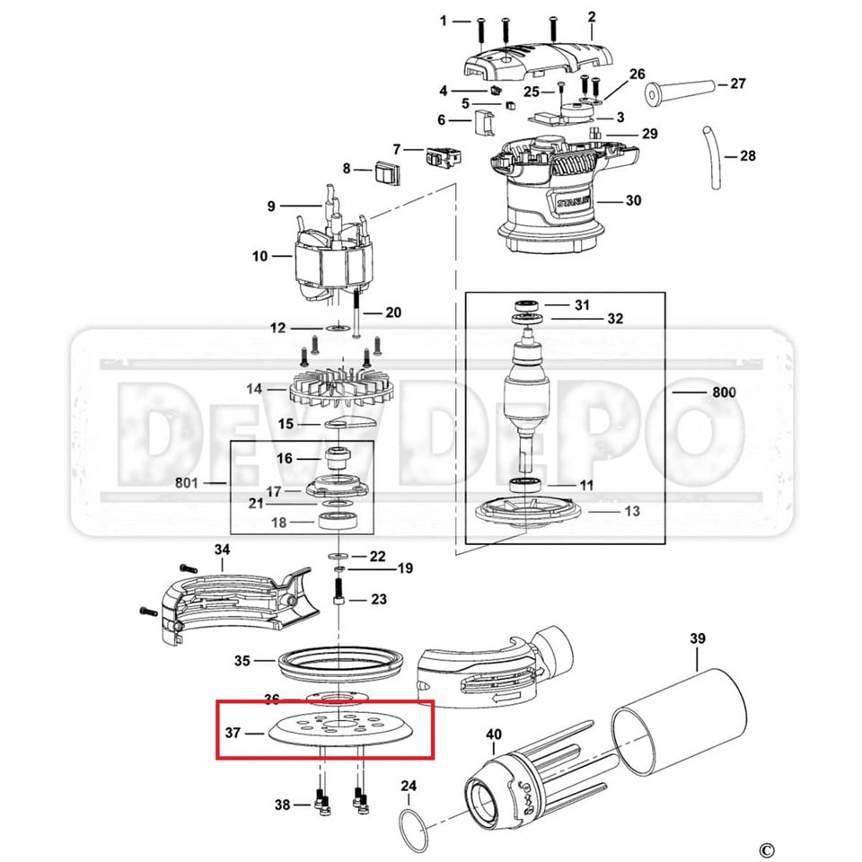 5140231-49 Stanley SS30 Zımpara Taban