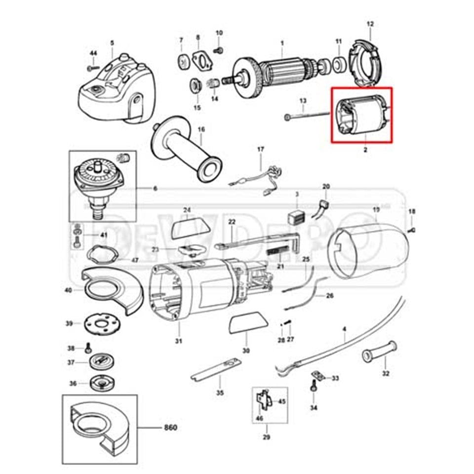 569158-00 Black+Decker CD115 Yastık