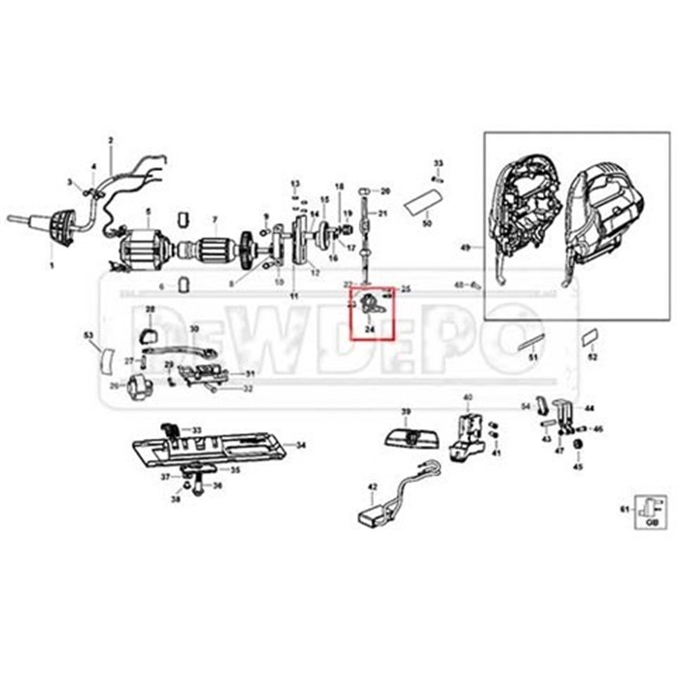 582593-00 Black+Decker KS800S Bıçak Tutucu
