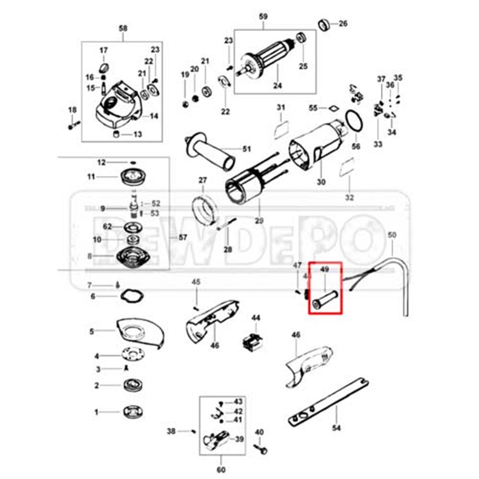 596433-00 Dewalt KG1200 Kablo Koruyucu