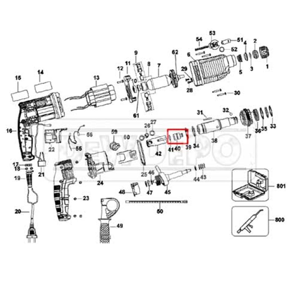90549635 Stanley STHR223K Piston Çekiç