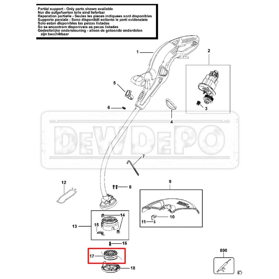 90553688 Black+Decker GL701 Misina