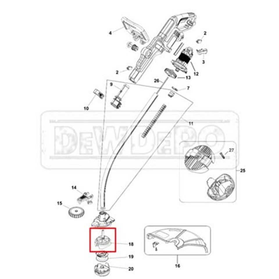 90589746 Black+Decker GL7033 Muhafaza