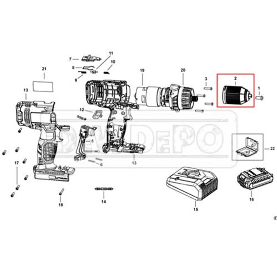 90591283 Stanley SCD201 Mandren