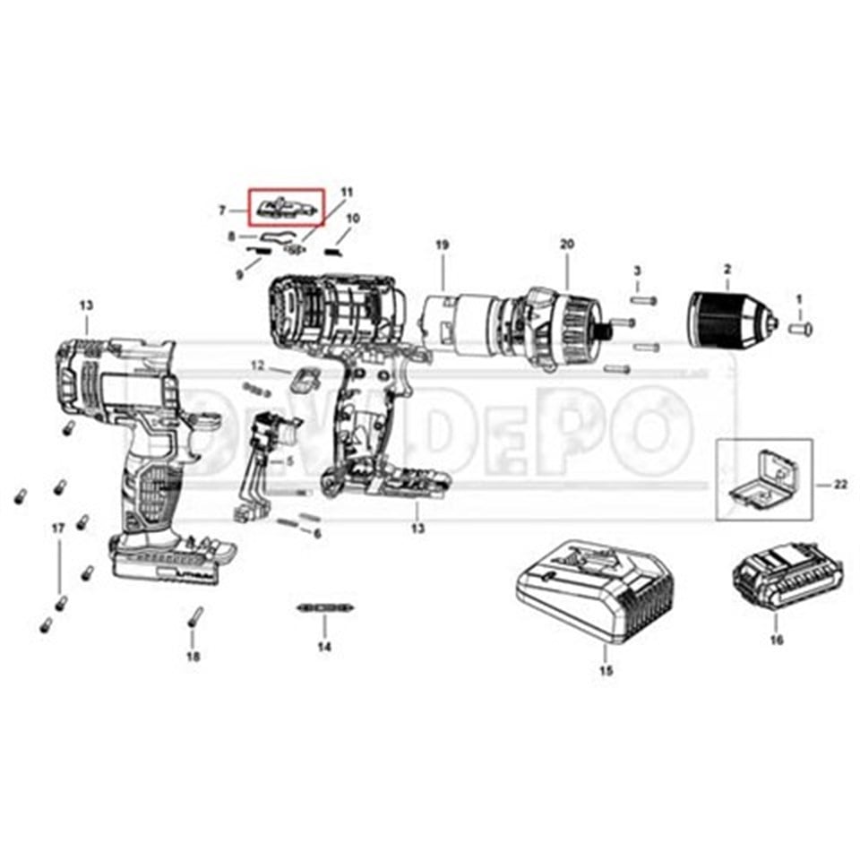 90593143-02 Stanley SCH20S2K Kumanda