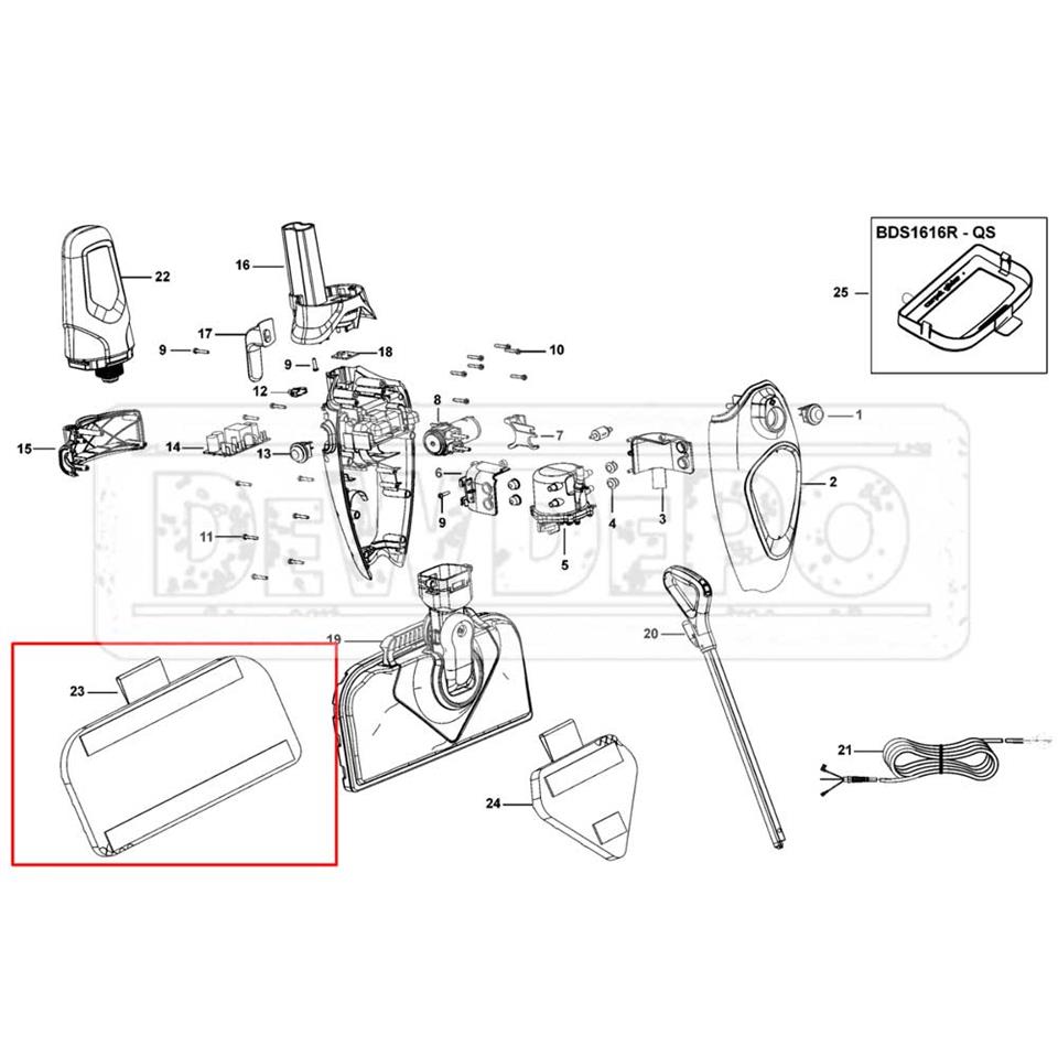 90622110 Black+Decker FSM1616 Mikrofiber Bez