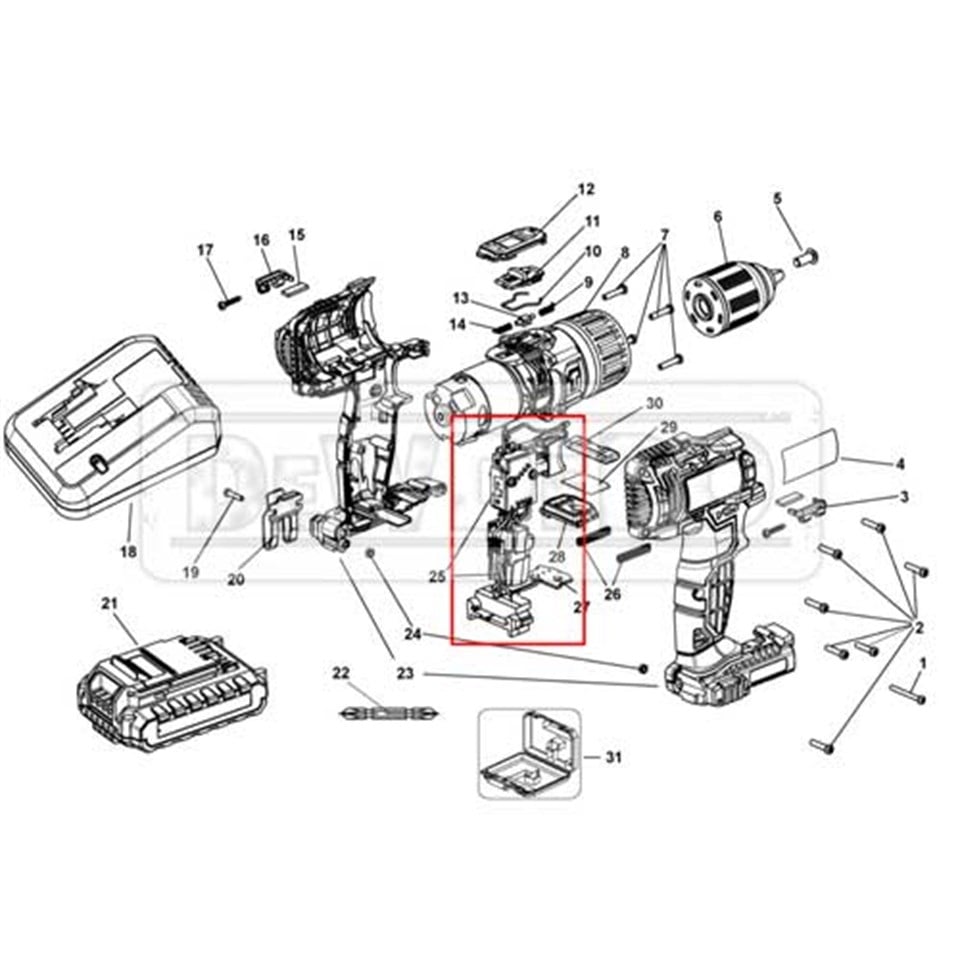 90628303 Stanley STDC18LHBK Şalter Type 2