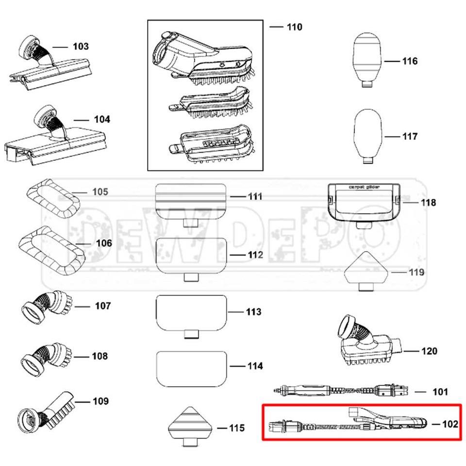 90628784 Black+Decker BHSM168 Hortum