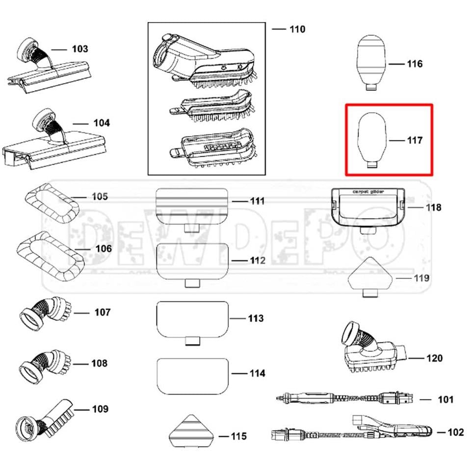 90639613 Black+Decker BHSM1615 Velcro Bez