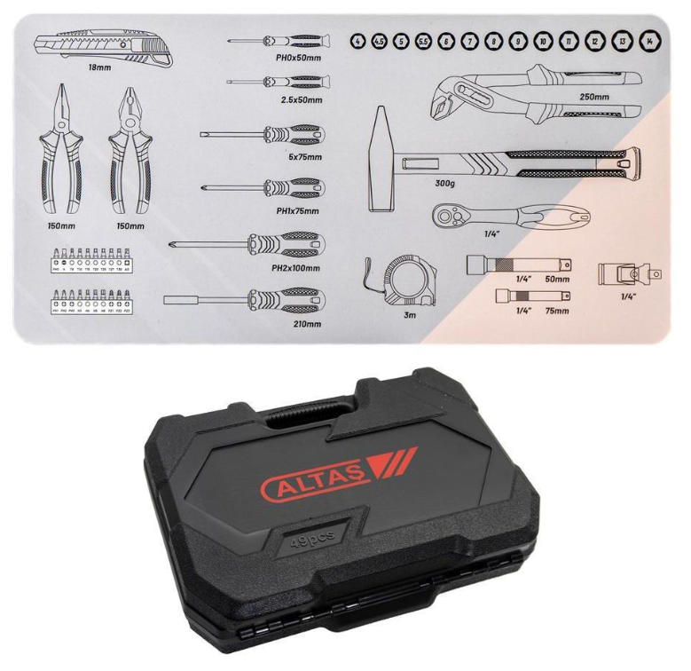 Altaş El Aleti Seti 49 Parça 14000005589 
